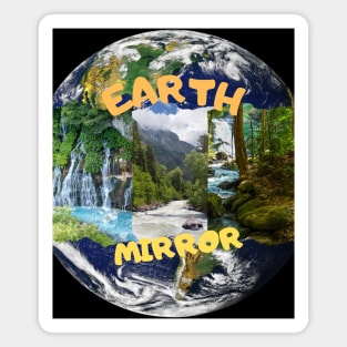Earth Mirror Magnet